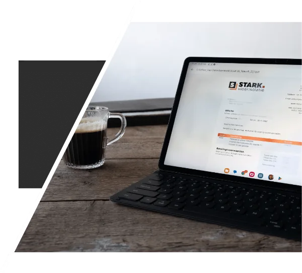 Een Stark offerte op een tablet